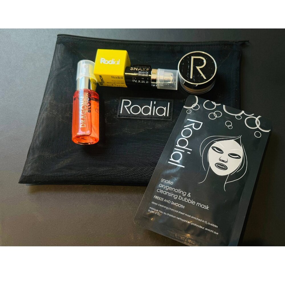 Box Of 5 Rodial Bubble Mask, Glass Powder, Tonic & Serum, Bee Venom, Snake Seram